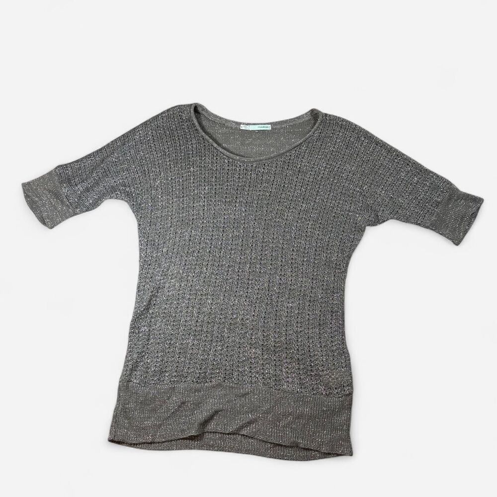 Maurices Women's Grey and Silver Blouse